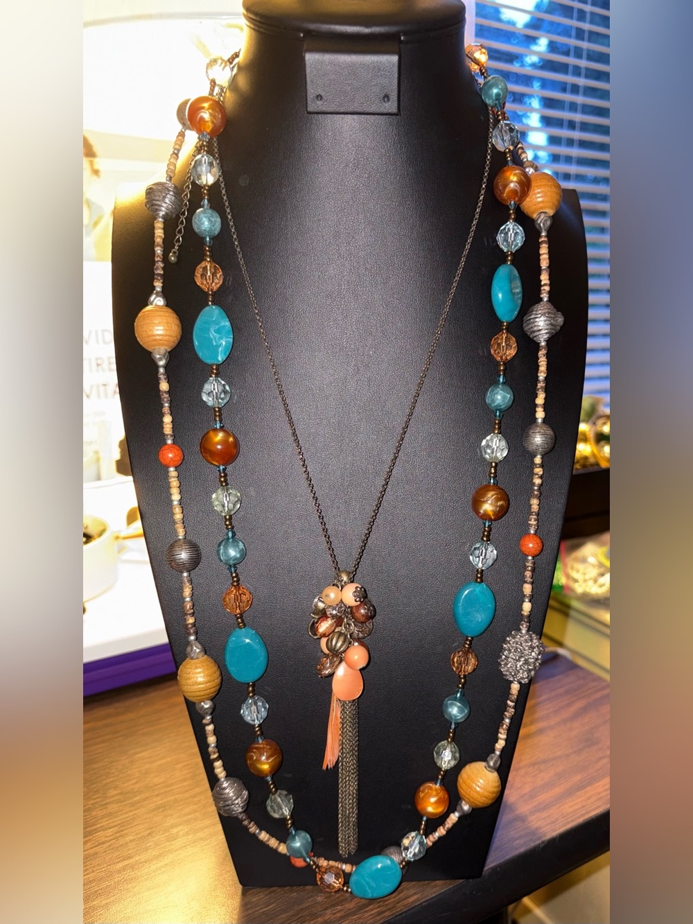 3 Piece Boho Necklace Bundle – Layered Coastal & Artisan Statement Jewelry